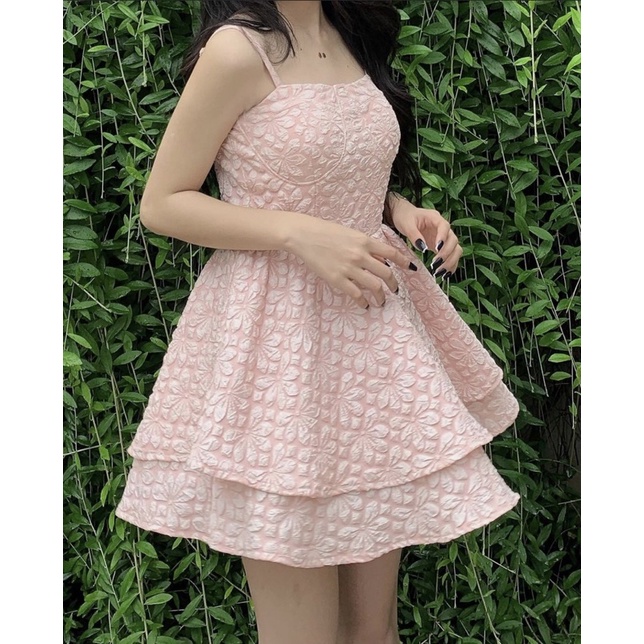 Váy dây hoa nổi Size S/M