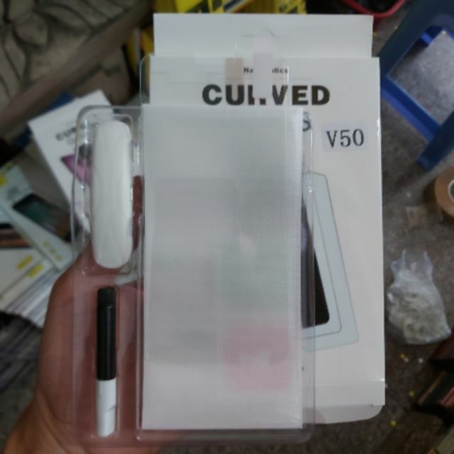 Kính cường lực Full keo UV cho LG V50 ThinQ siêu chịu lực.
