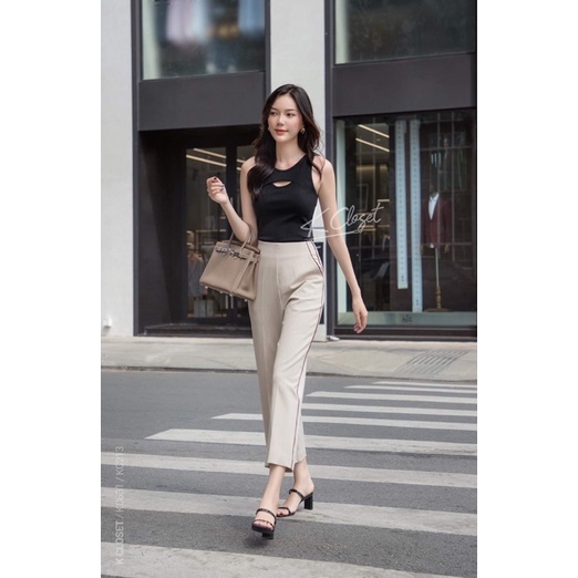 ÁO BA LỖ KHOÉT NGỰC 2 MÀU NÂU ĐEN