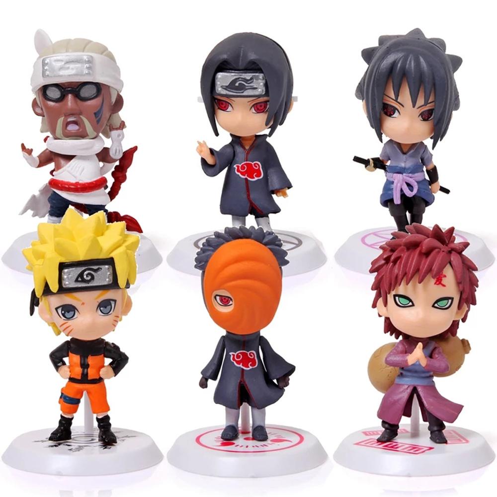 Rebuy1 Đồ Chơi Nhân Vật Gaara Sasuke Obito Itachi Kakashi Trong Naruto
