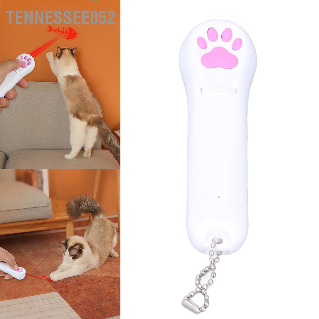 Tennessee052 Đồ chơi tương tác cho thú cưng trong nhà Đèn pin mèo đèn LED Máy chiếu đào tạo Đa mẫu vui nhộn