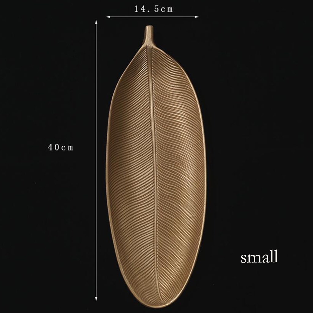 [Kloware] Khay Gỗ Đựng Món Tráng Miệng Hình Lá Dứa Tráng Miệng _S