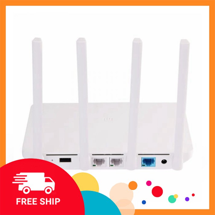 Chính Hãng Modem WiFi Xiaomi 4C 4 Râu Router R4CM - BH 1 năm - Phát xuyên tường bảo mật truyền tín hiệu mạng mạnh intern