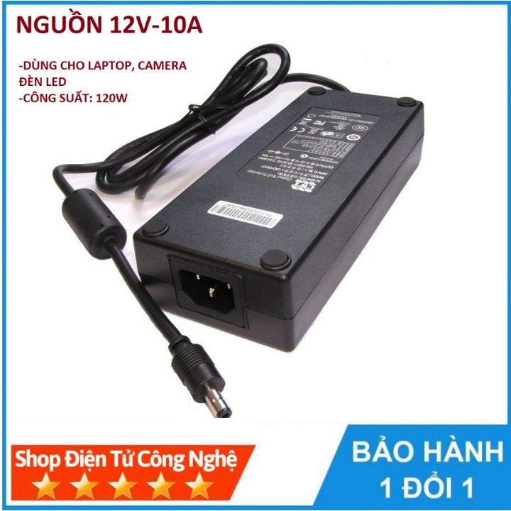 Nguồn Adapter Delta 12V-10ALDC chính hãng