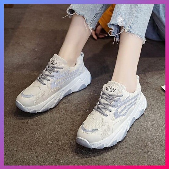 [Hot bản mới] Giày thể thao nữ cao cấp khuynh hướng Sneakers Giay Phản quang2 màu có sẵn（03）