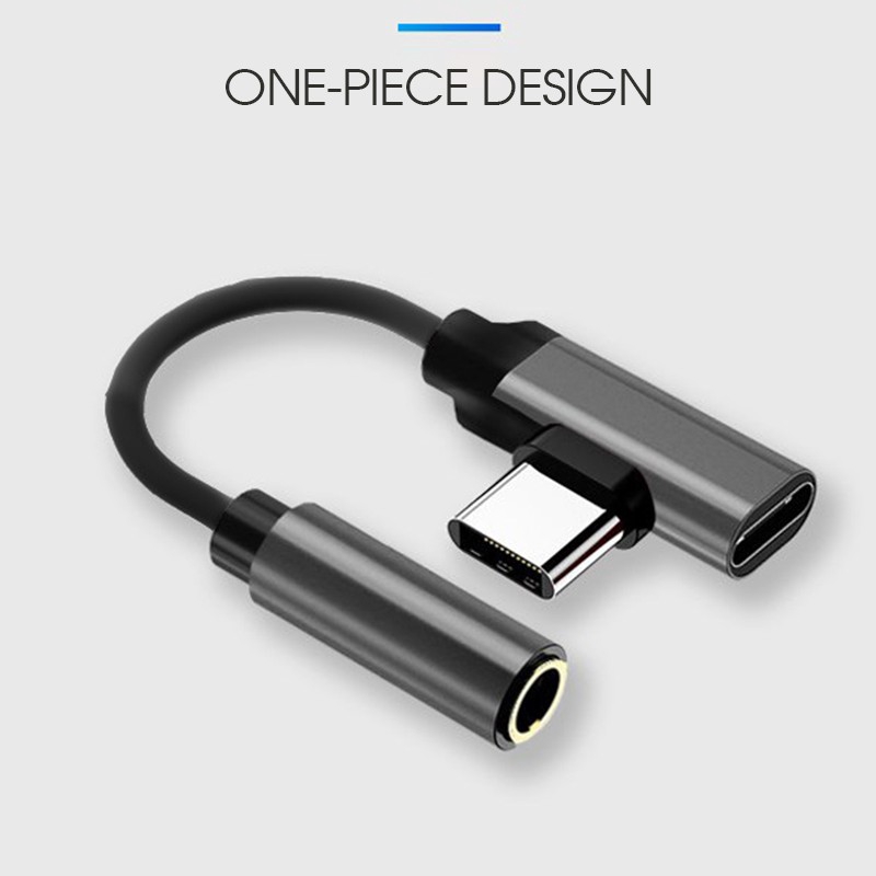 Cáp chuyển đổi USB Type C sang ổ cắm 3.5 Mm + ổ cắm Micro cho Xiaomi Huawei Samsung