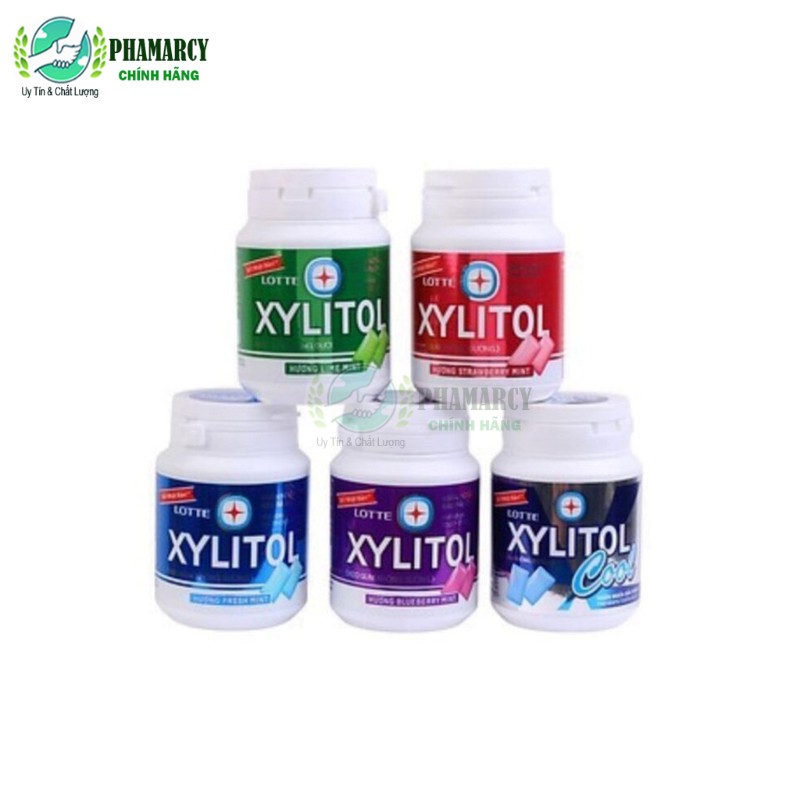 Kẹo gum không đường giúp trắng răng thơm miệng  XYLITOL Nhật Bản