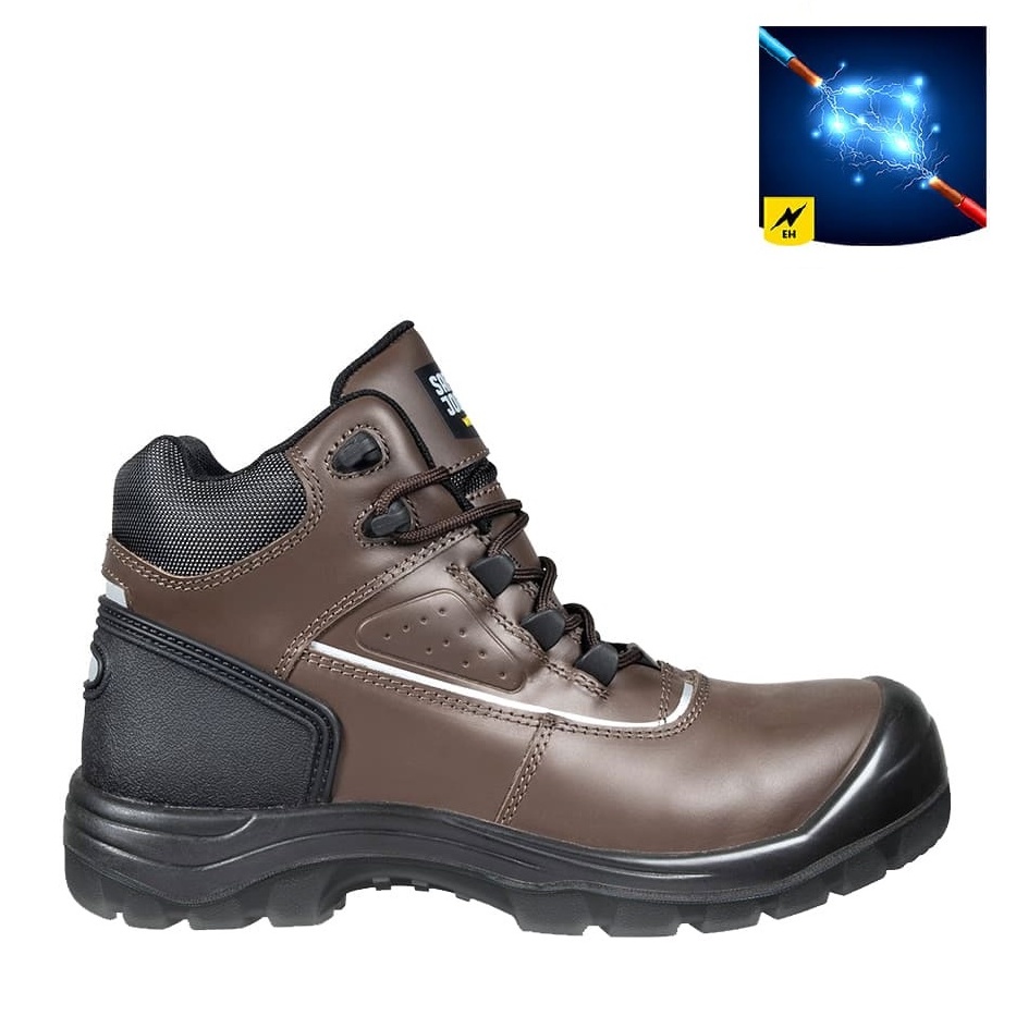 Giày bảo hộ lao động nam Safety Jogger Mars SB SRC cách điện 18KV, da thật cao cấp, cấu tạo phi kim nhẹ - Thinksafe