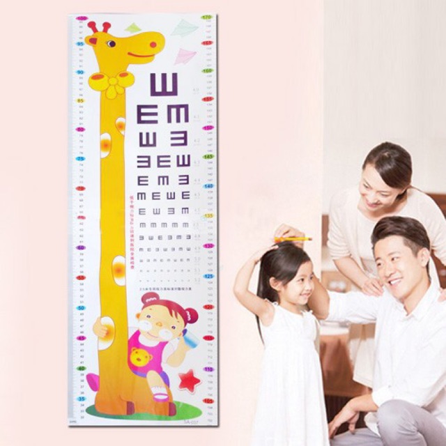 THƯỚC ĐO CHIỀU CAO CHO BÉ YÊU