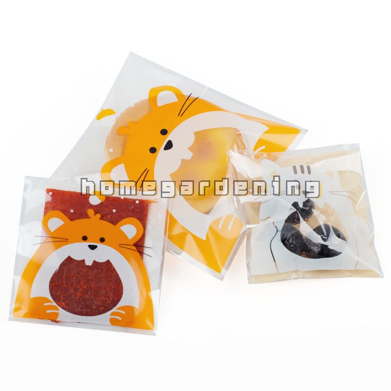 Set 100 Túi Bóng Kính Đựng Bánh Kẹo Cho Tiệc Sinh Nhật