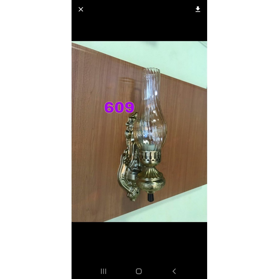 Đèn Tường Trang Trí Hình Đèn Dầu_Tặng kèm Bóng LED