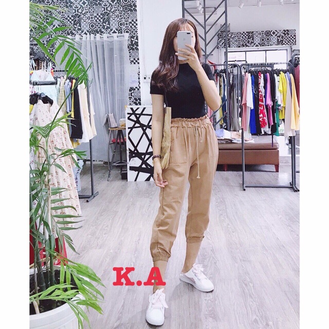 Quần kaki chun gấu