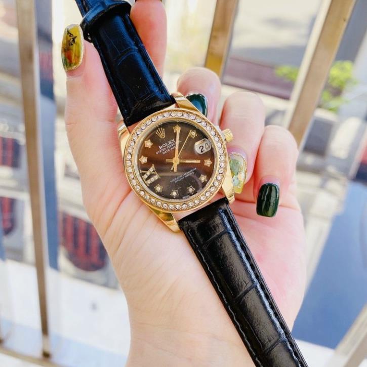 Đồng hồ nữ Rolex viền kim cương đẳng cấp quý cô siêu sang chảnh