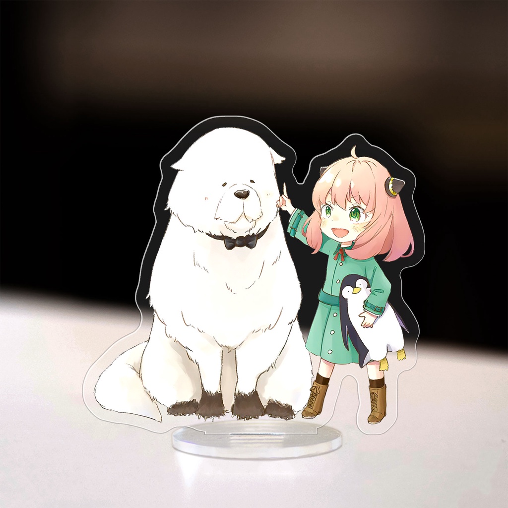 Mô hình standee Anya Forger anime Spy x Family cao 8cm