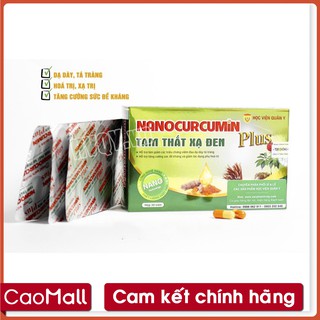 [CaoMALL] - Nano Curcumin Tam Thất Xạ Đen Plus Học Viện Quân Y