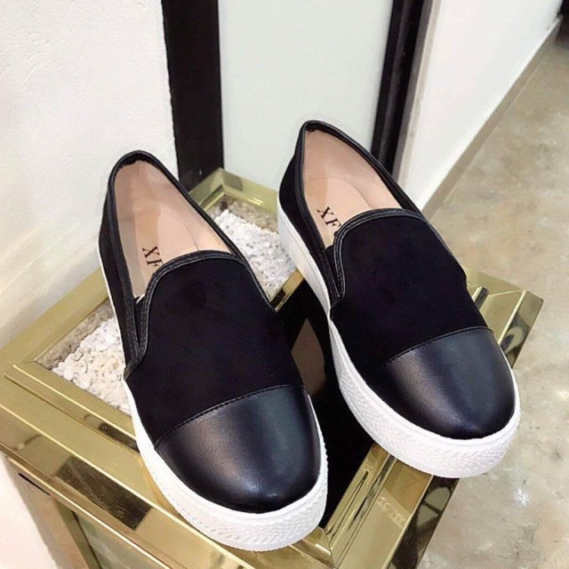 GIÀY SLIP ON PHA DA SIÊU ĐẸP