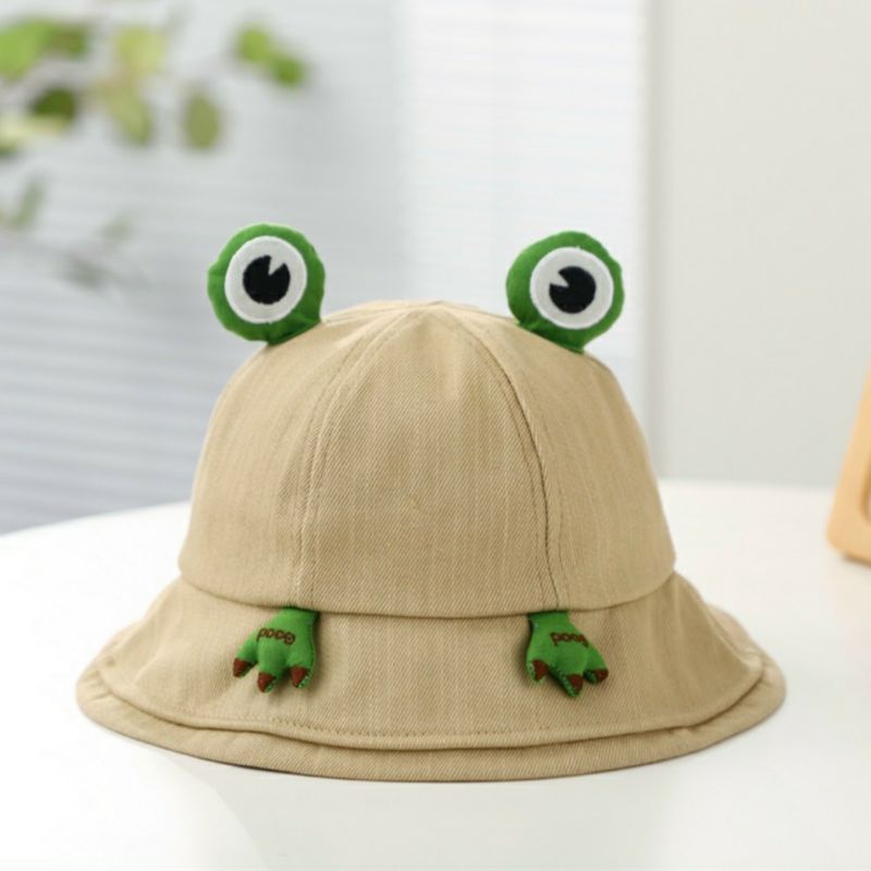 Mũ Bucket Hình Ếch Dễ Thương