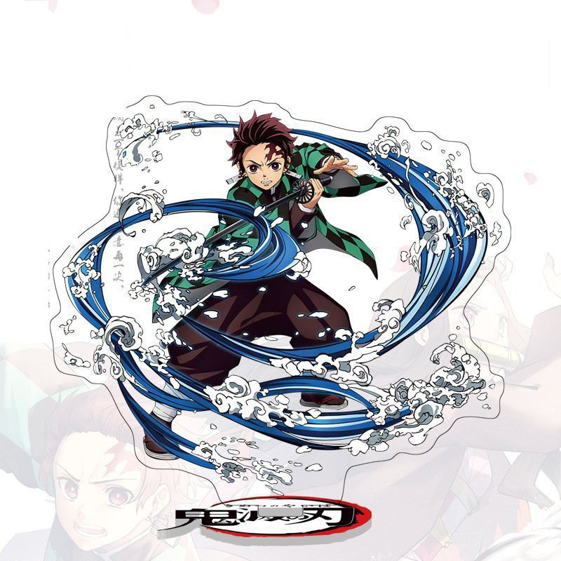 Mô hình Standee Kimetsu no Yaiba THANH GƯƠM DIỆT QUỶ Tượng Acrylic anime chibi mica trang trí trưng bày mô hình