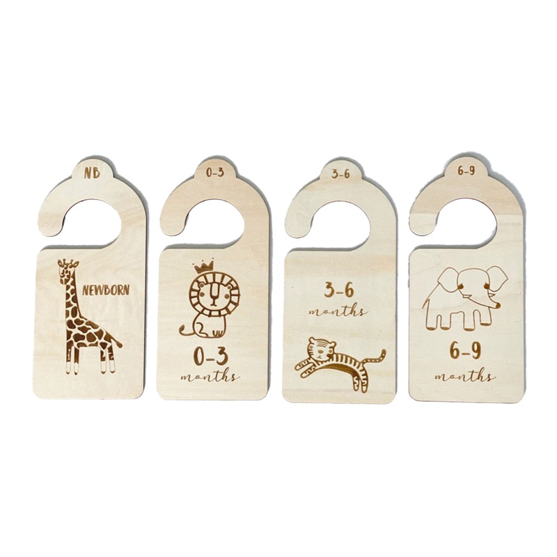 Set 7 Tấm Ngăn Cách Quần Áo Dành Cho Bé Sơ Sinh Đến 24 Tháng Tuổi