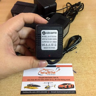 Củ sạc pin 7.2V dung lượng 250mA chân sm, càng cua đen
