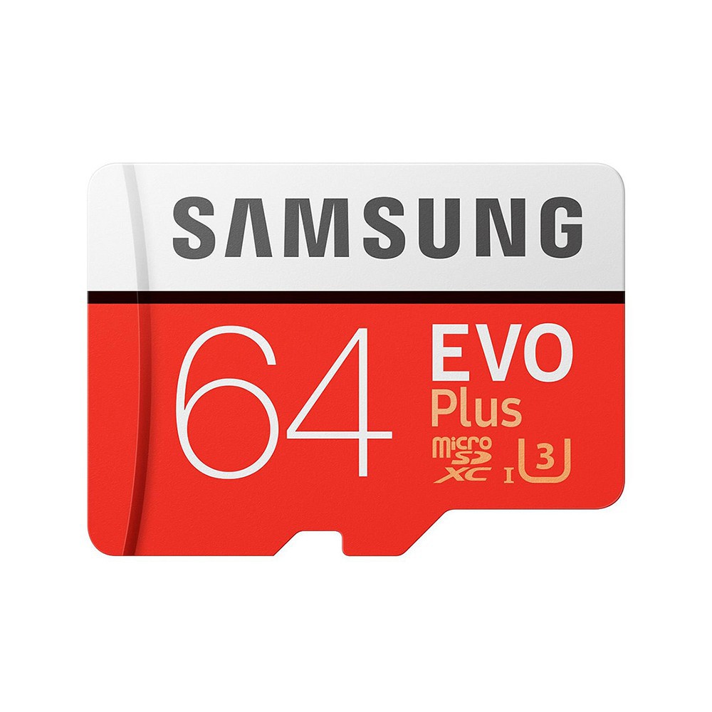 Thẻ nhớ 64Gb MicroSD Samsung Evo Plus 100MB/s U3 Class10 kèm Adapter - (Bảo hành 5 năm) tặng Cáp micro bọc nylon USB xám