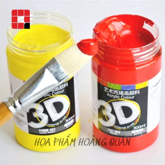 MÀU ACRYLIC 3D - 5D LỌ 300ML