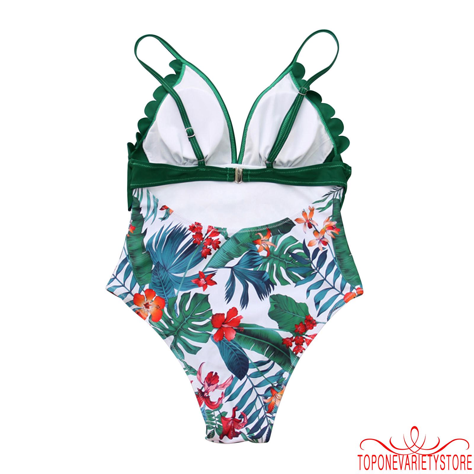 Đồ Tắm Một Mảnh In Họa Tiết Cây Xanh Thời Trang Quyến Rũ Dành Cho Nữ | BigBuy360 - bigbuy360.vn