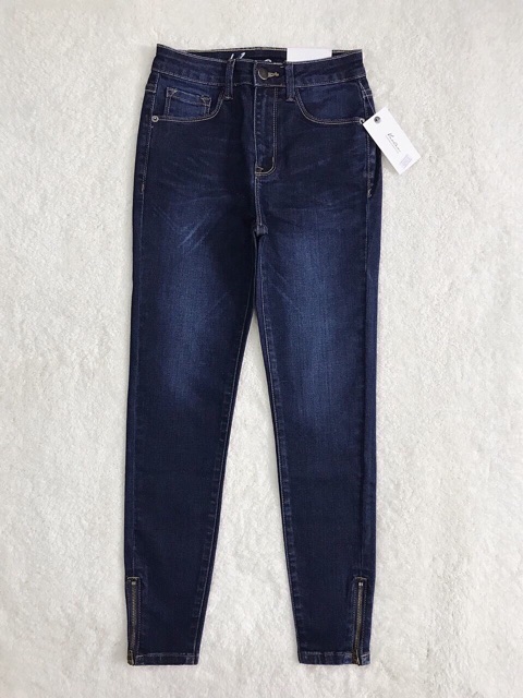 Quần skinny dây kéo chân