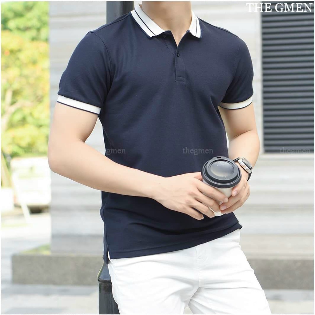 Áo polo nam ngắn tay Aru shop vải cotton cá sấu cao cấp