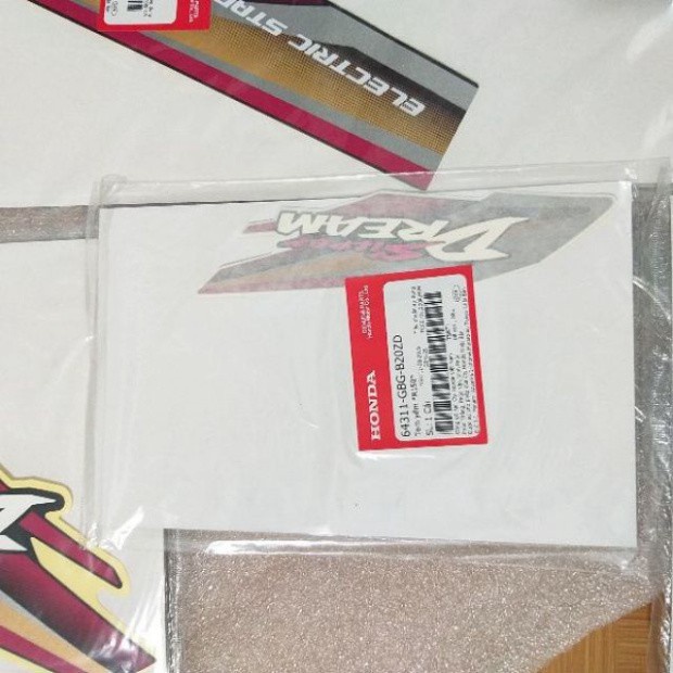 Tem Dream Honda Việt Đời Đầu Chuẩn Zin [ Chính Hãng ] , Tem Hàng Đẹp Cao Cấp Lắp Được Cả Dream Thái Và Dream Việt