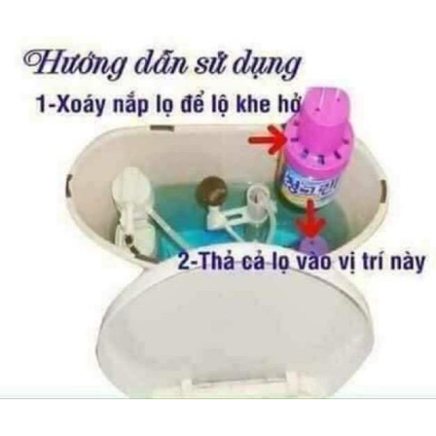 [KHO SỈ] Lọ thả bồn cầu vệ sinh hàn quốc hương lavender