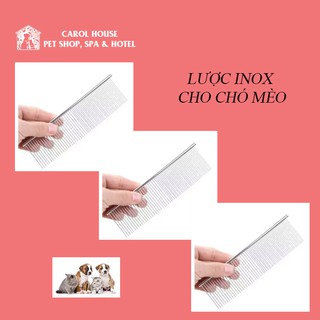 LƯỢC INOX CHẢI LÔNG CHO THÚ CƯNG