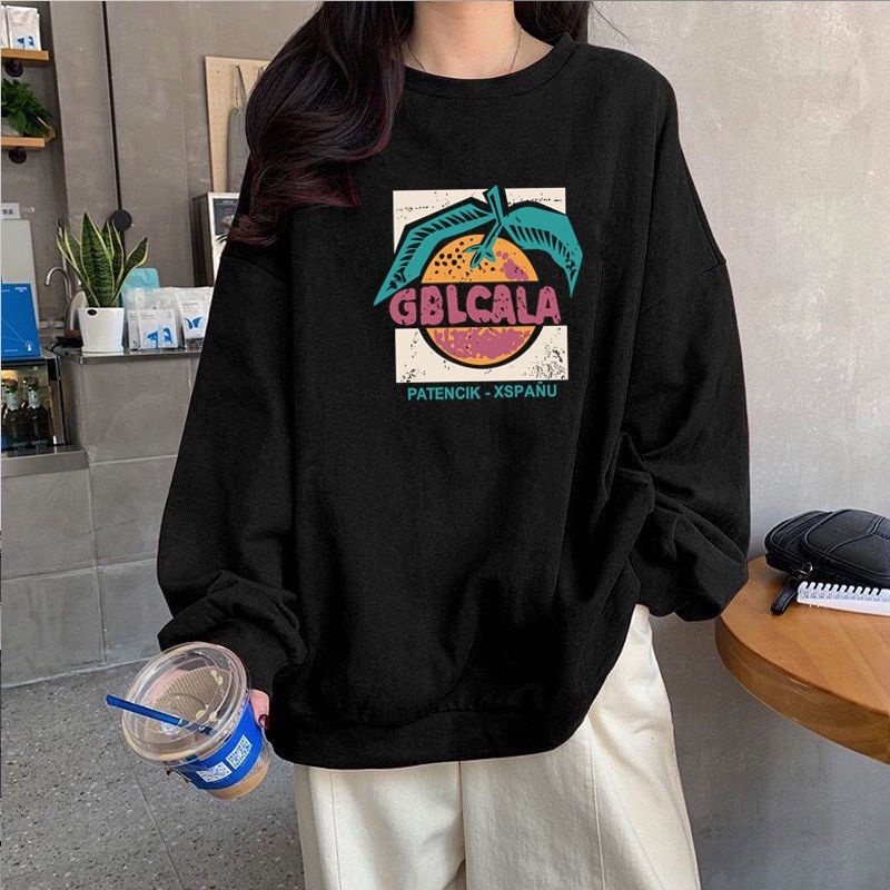 Áo sweater Nữ Dáng Rộng Tay Dài Quá Khổ