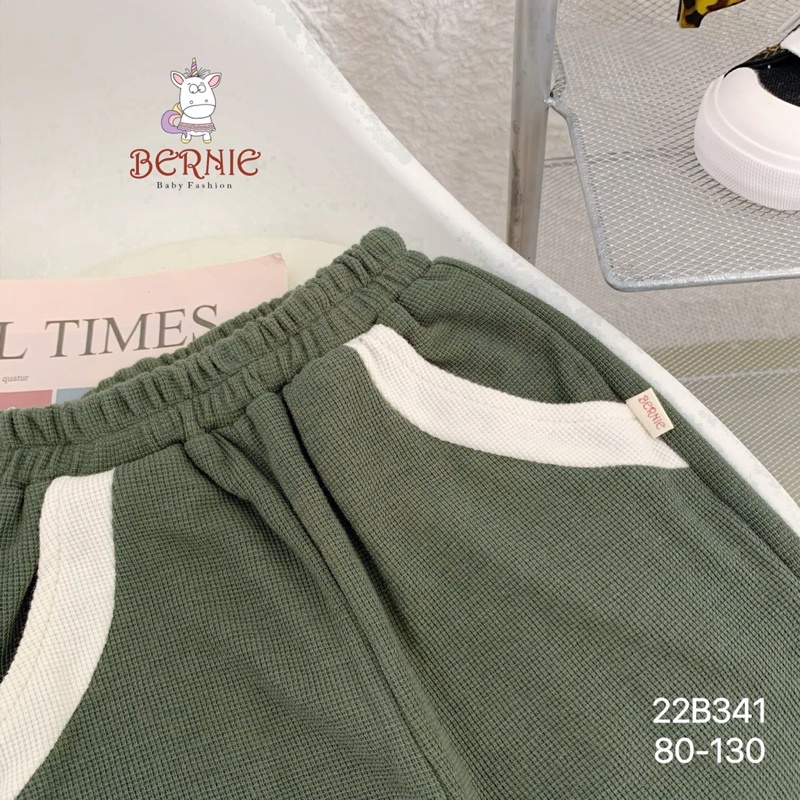 Bộ quần áo thu đông dài tay tổ ong Listar 1993 cho bé trai, gái chuẩn hãng Bernie