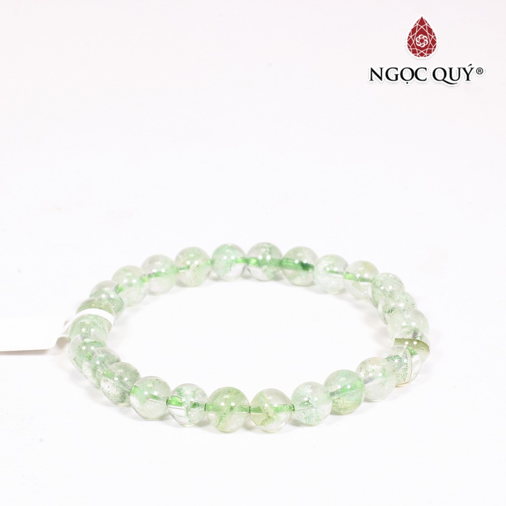 Vòng thạch anh ưu linh xanh quartz mệnh hỏa, mộc - Ngọc Quý