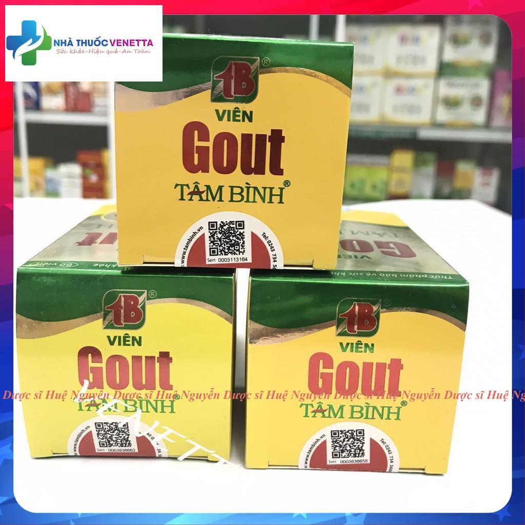 Viên gout Tâm Bình - Hộp 60 viên