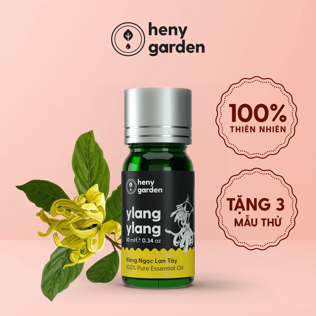 Tinh Dầu Ngọc Lan (Hoa Ngọt Nhẹ) Organic Thiên Nhiên Nguyên Chất Đậm Đặc Xông Thơm Phòng, Làm Nến Thơm HENY GARDEN