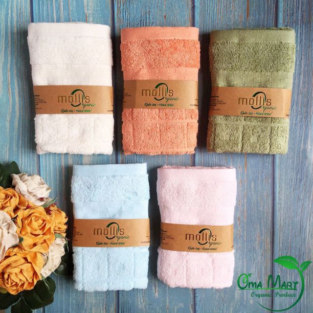Khăn mặt organic Mollis