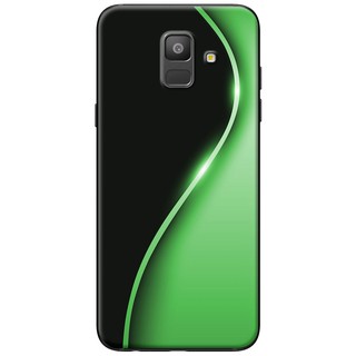 Ốp lưng Samsung Galaxy A6 2018, A7 2018, A8 2018, A9 2018 in hình Đường cong xanh