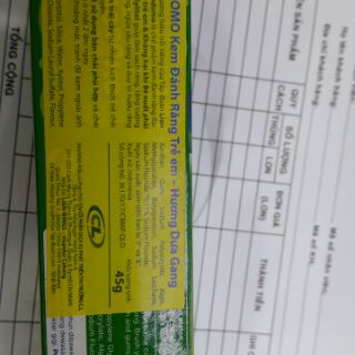 KEM ĐÁNH RĂNG TRẺ EM KODOMO 45G