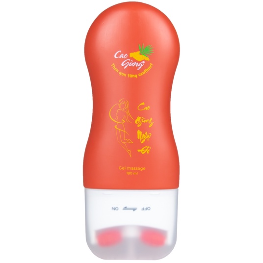 [Mua 1 tặng 1] Thanh Lăn Cao Gừng Nghệ Đỏ Tan Mỡ Thừa (180ml) - Tặng 1 Đai Định Hình Cao Cấp