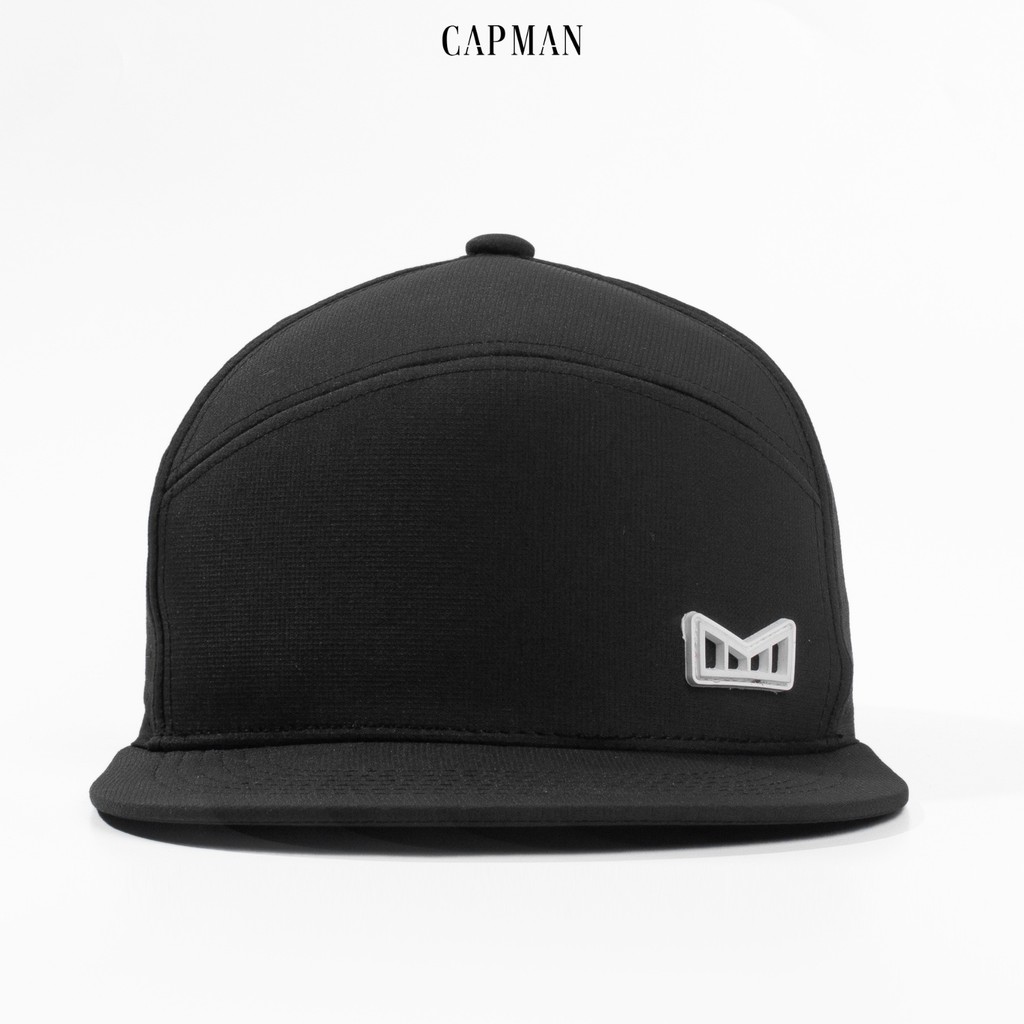 Mũ lưỡi trai CAPMAN chính hãng full box, nón kết nam snapback vải dù CM63 màu đen