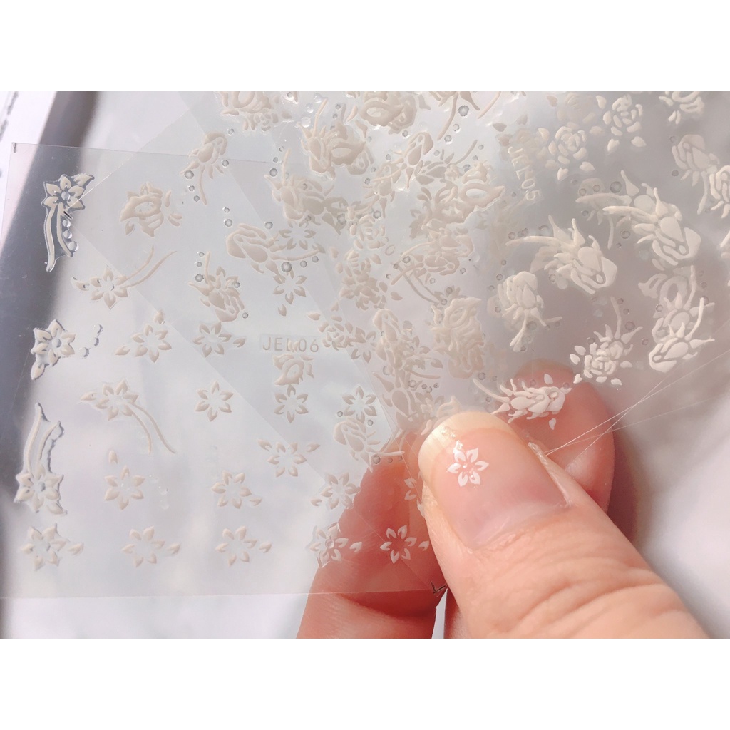 Dán Móng Tay 3D nghệ thuật Cho bé Tự Trang Trí,  5K/ 1 Tấm Hình,