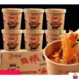 Thùng 6 hộp miến lạnh chua cay trùng khánh hộp 102g