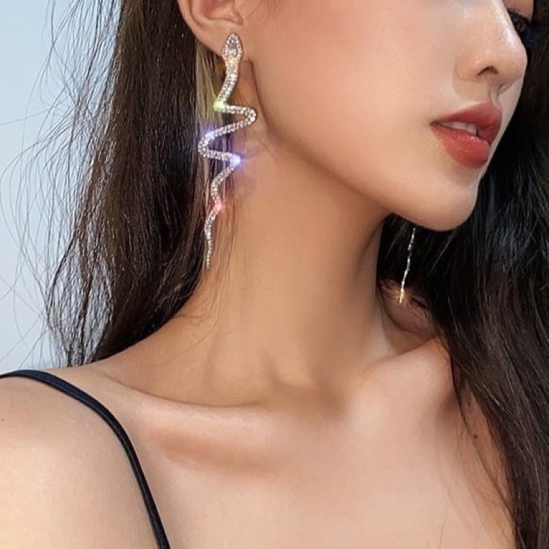 Bông tai dáng dài hàn quốc