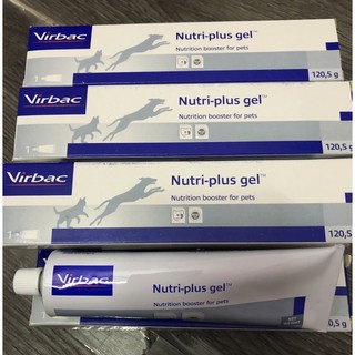Gel dinh dưỡng cho chó mèo Nutri plus Virbac giúp tăng miễn dịch và kích thích ăn ngon miệng 120,5gr - Pháp