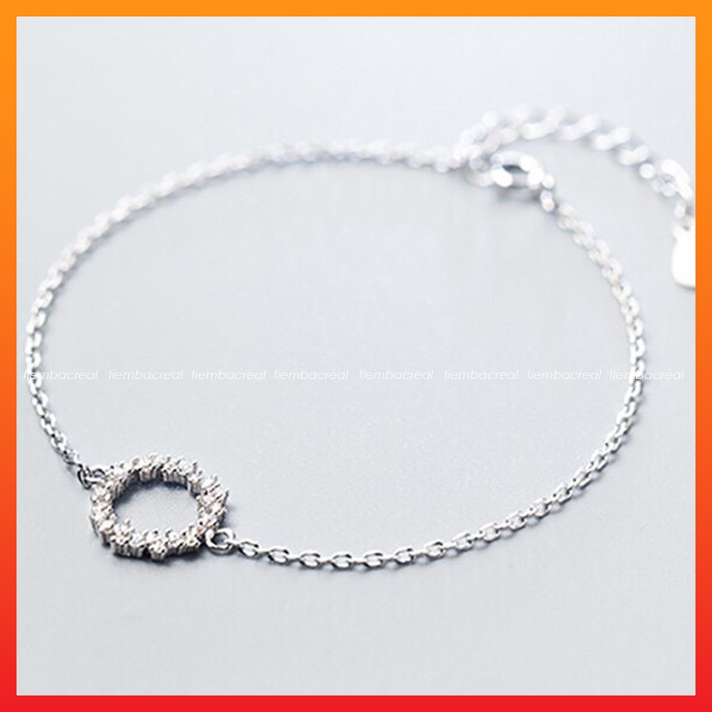 Lắc tay huyền thoại biển xanh bạc ta không han gỉ, lắc tay bạc đính đá tinh tế | BigBuy360 - bigbuy360.vn