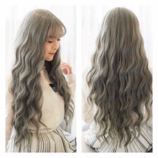 Tóc xù nguyên đầu cao cấp- tặng chùm lưới- hình thật