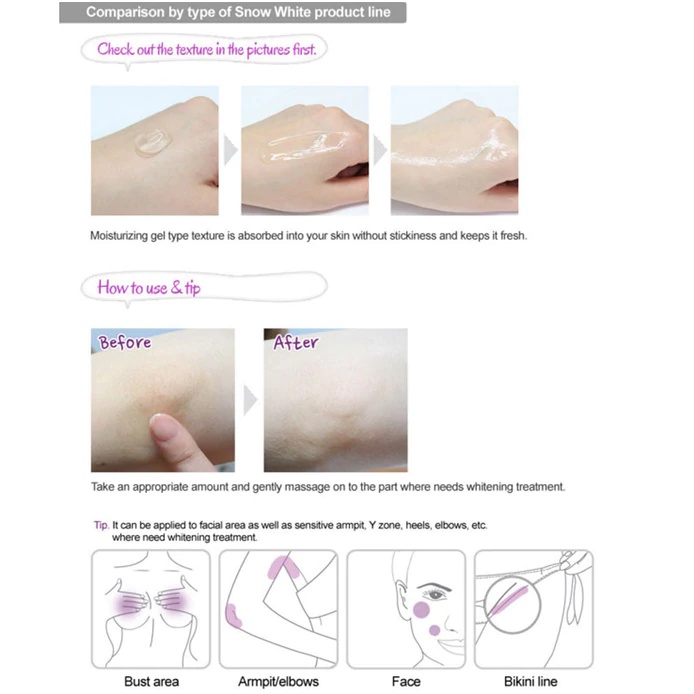 Gel giảm thâm Secret Key Snow White Spot Gel 65g cấp ẩm, đều màu da