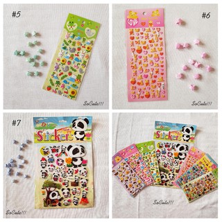 Sticker 3D cute nhiều mẫu tự chọn